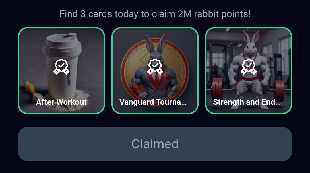 کارتهای امروز راکی ربیت (جمعه، ۲۶ مرداد ۱۴۰۳) + پاسخ انیگما جدید و توکنهای مخفی کارتهای امروز راکی ربیت (جمعه، ۲۶ مرداد ۱۴۰۳) + پاسخ انیگما جدید و توکنهای مخفی