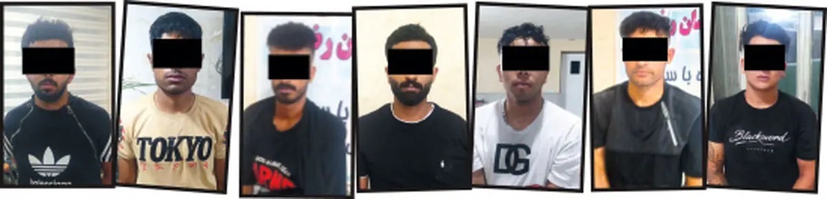 دستگیری اعضای باند سارقان پروازی در مشهد + عکس دستگیری اعضای باند سارقان پروازی در مشهد + عکس