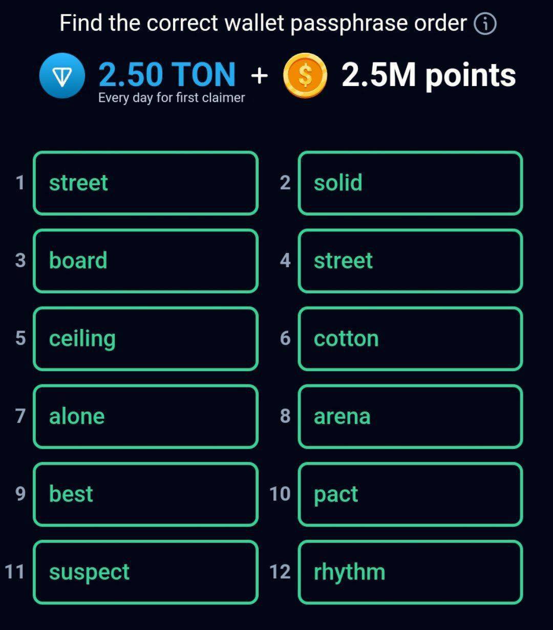 کارتهای امروز راکی ربیت (شنبه ۲۷ مرداد ۱۴۰۳) + پاسخ انیگما جدید و توکنهای مخفی کارتهای امروز راکی ربیت (شنبه ۲۷ مرداد ۱۴۰۳) + پاسخ انیگما جدید و توکنهای مخفی