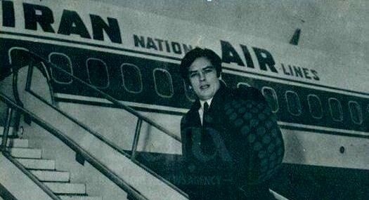 آلون دلون در فرودگاه تهران + عکس