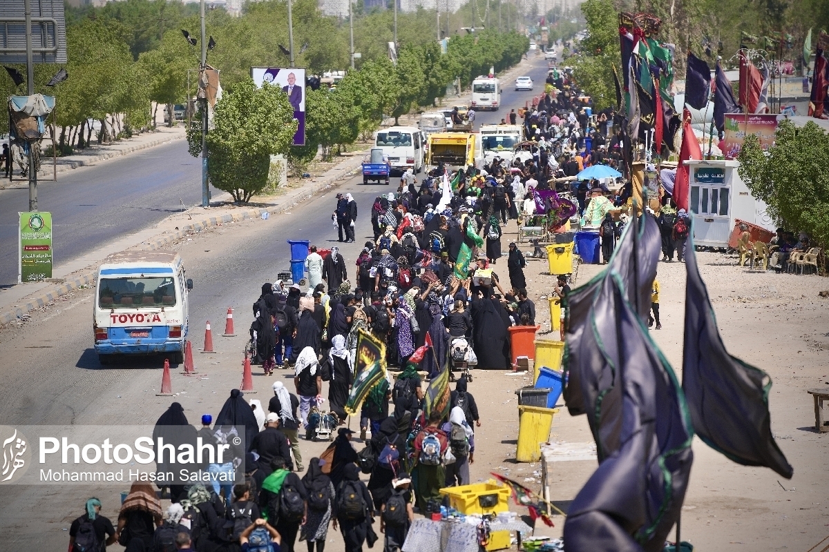 زائران پیاده برای پیشگیری از ضعف بدنی، از مصرف زیاد سردی‌ها پرهیز کنند 