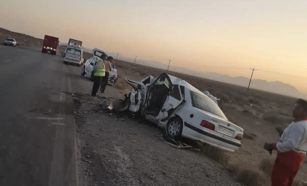 تصادف مرگبار دو خودرو در محور خواف- قائن(۲۹ مرداد ۱۴۰۳) تصادف مرگبار دو خودرو در محور خواف- قائن(۲۹ مرداد ۱۴۰۳)