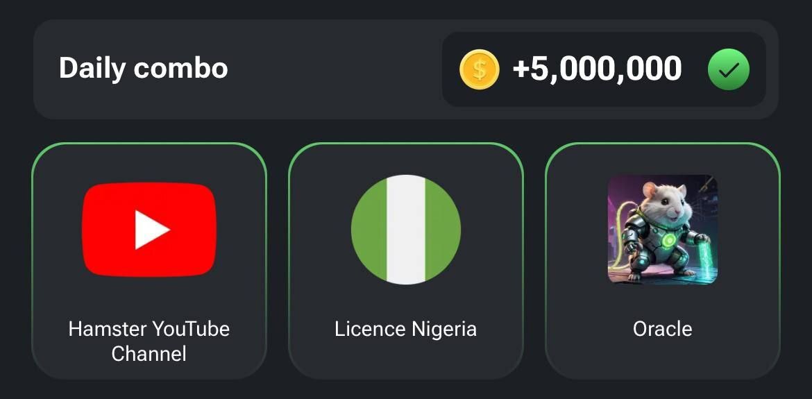 کدمورس جدید همسترکامبت (سهشنبه ۳۰ مرداد ۱۴۰۳) + آموزش کلید مینیگیم و کارتهای امروز همستر کدمورس جدید همسترکامبت (سهشنبه ۳۰ مرداد ۱۴۰۳) + آموزش کلید مینیگیم و کارتهای امروز همستر