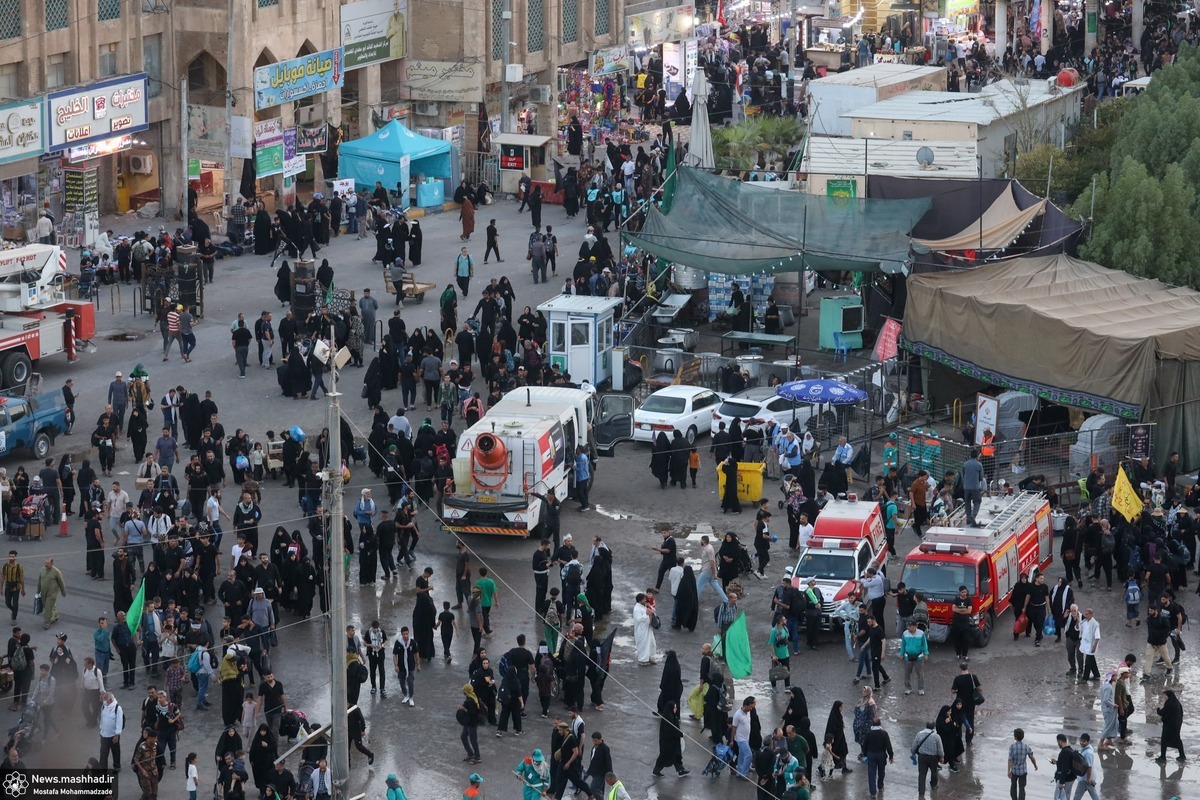 شهرداری مشهد در نجف اشرف احترام و تکریم خادمان و زائران را به نمایش گذاشت شهرداری مشهد در نجف اشرف احترام و تکریم خادمان و زائران را به نمایش گذاشت