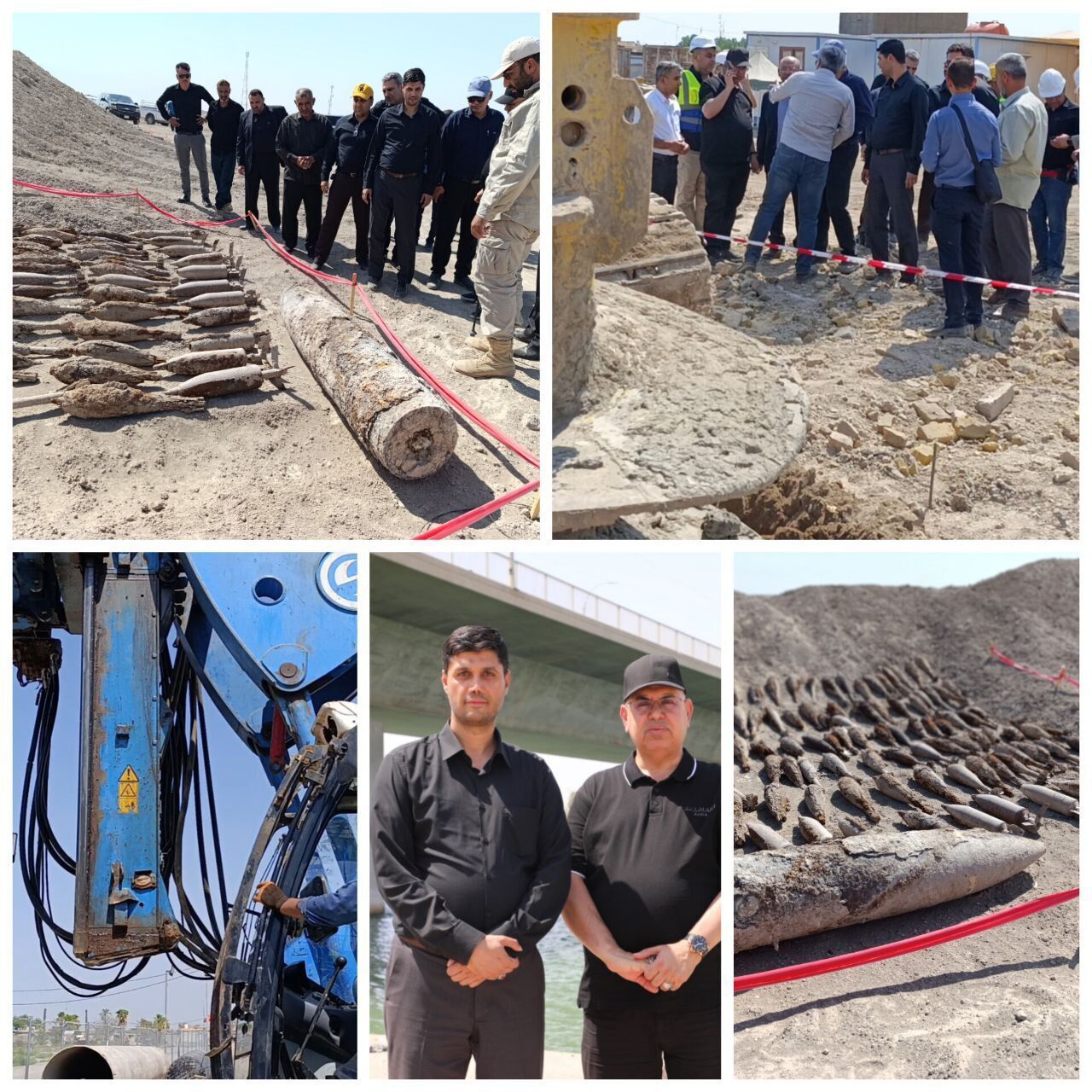 کشف یک بمب ۵۰۰ پوندی در محل احداث پروژه ریلی شلمچه_بصره کشف یک بمب ۵۰۰ پوندی در محل احداث پروژه ریلی شلمچه_بصره