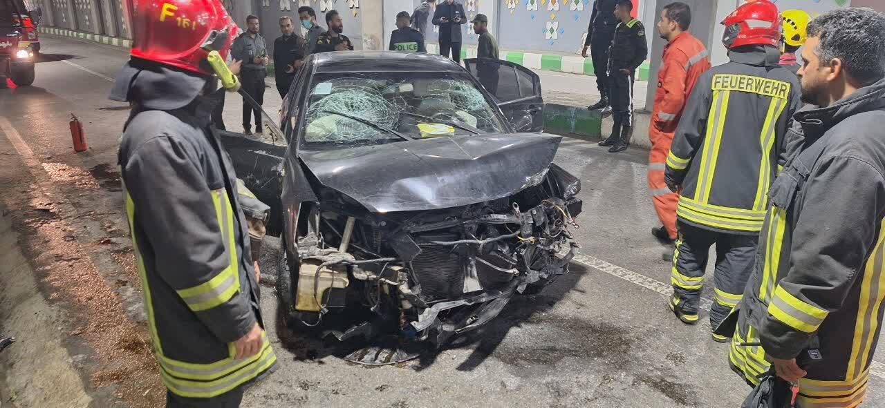 واژگونی خودرو در زیر گذر حرم رضوی با یک مصدوم(۳۱ مرداد ۱۴۰۳) واژگونی خودرو در زیر گذر حرم رضوی با یک مصدوم(۳۱ مرداد ۱۴۰۳)