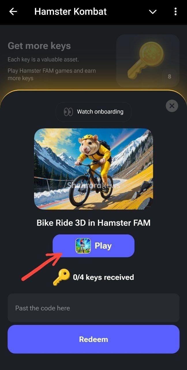 راهنمای دریافت کلید در بازی جدید Bike Ride همسترکامبت راهنمای دریافت کلید در بازی جدید Bike Ride همسترکامبت