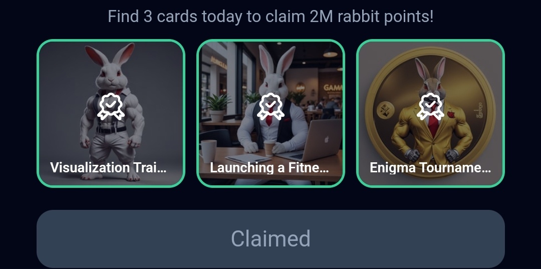 کارتهای دومیلیونی امروز راکی ربیت (یکشنبه، ۷ مرداد ۱۴۰۳) کارتهای دومیلیونی امروز راکی ربیت (یکشنبه، ۷ مرداد ۱۴۰۳)