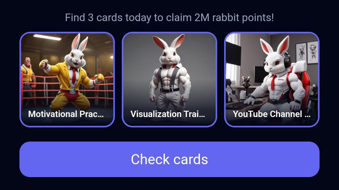 کارتهای امروز راکی ربیت (پنجشنبه ۱ شهریور ۱۴۰۳) + پاسخ انیگما جدید و توکنهای مخفی کارتهای امروز راکی ربیت (پنجشنبه ۱ شهریور ۱۴۰۳) + پاسخ انیگما جدید و توکنهای مخفی