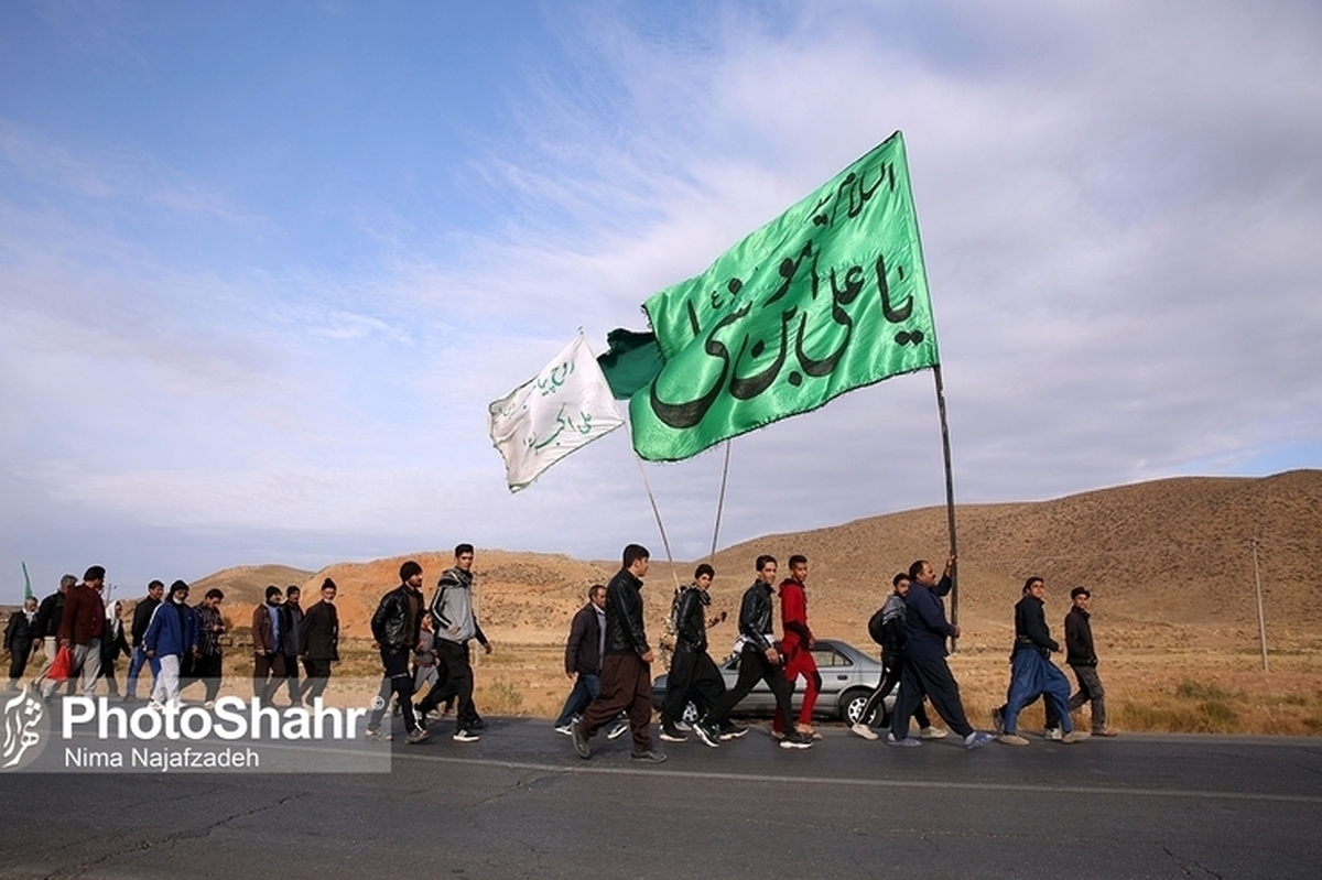 امنیت زائران پیاده رضوی از چناران تا مشهد در بالاترین سطح انجام می‌گیرد