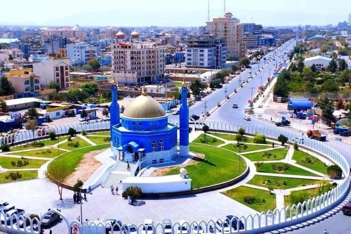 نماد مسجد الاقصی در مزارشریف رونمایی شد + عکس