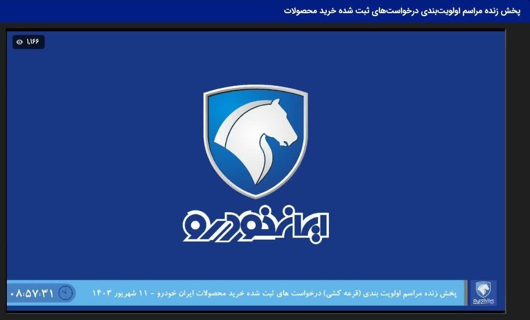 آیا لیست برندگان قرعهکشی ایران خودرو امروز (۱۱ شهریور ۱۴۰۳) اعلام میشود؟ | تعداد متقاضیان محصولات ایرانخودرو اعلام شد آیا لیست برندگان قرعهکشی ایران خودرو امروز (۱۱ شهریور ۱۴۰۳) اعلام میشود؟ | تعداد متقاضیان محصولات ایرانخودرو اعلام شد