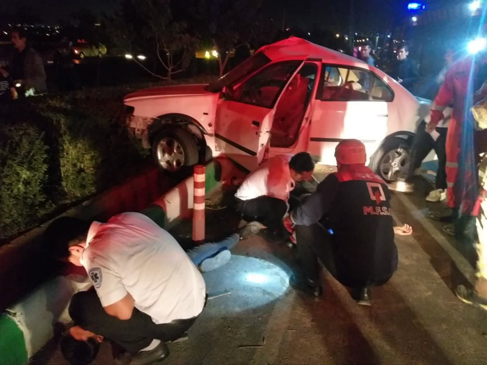 تصادف سمند در بلوار نماز مشهد حادثه آفرید (۱۶ شهریور ۱۴۰۳) تصادف سمند در بلوار نماز مشهد حادثه آفرید (۱۶ شهریور ۱۴۰۳)