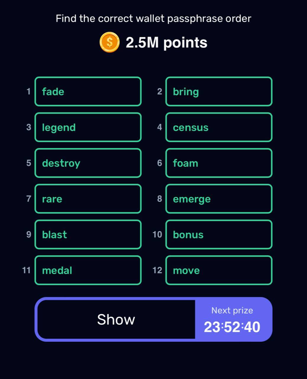 کارتهای امروز راکی ربیت (چهارشنبه ۱۴ شهریور ۱۴۰۳) + پاسخ انیگما جدید و توکنهای مخفی کارتهای امروز راکی ربیت (چهارشنبه ۱۴ شهریور ۱۴۰۳) + پاسخ انیگما جدید و توکنهای مخفی