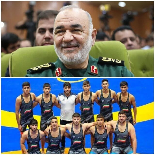 سردار سلامی در پیامی موفقیت تیم ملی کشتی فرنگی جوانان را تبریک گفت سردار سلامی در پیامی موفقیت تیم ملی کشتی فرنگی جوانان را تبریک گفت
