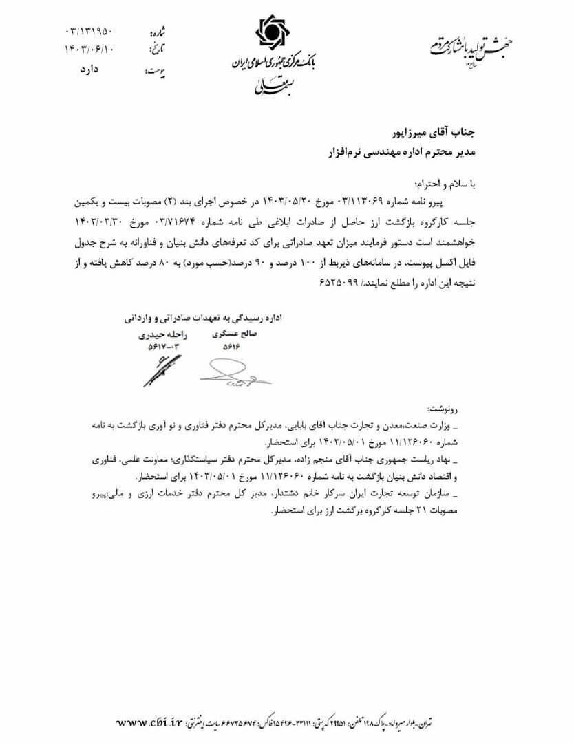 تعهد ارزی شرکت های دانش بنیان کاهش یافت تعهد ارزی شرکت های دانش بنیان کاهش یافت