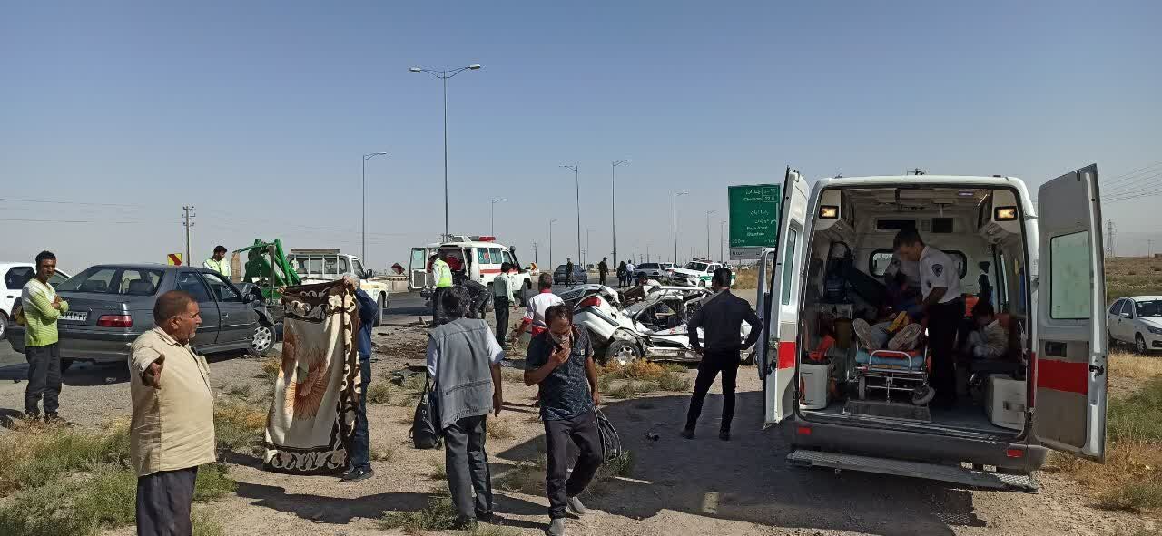 تصادف در محور قوچان به چناران با ۲ کشته و هفت مصدوم (۱۸ شهریور ۱۴۰۳) تصادف در محور قوچان به چناران با ۲ کشته و هفت مصدوم (۱۸ شهریور ۱۴۰۳)