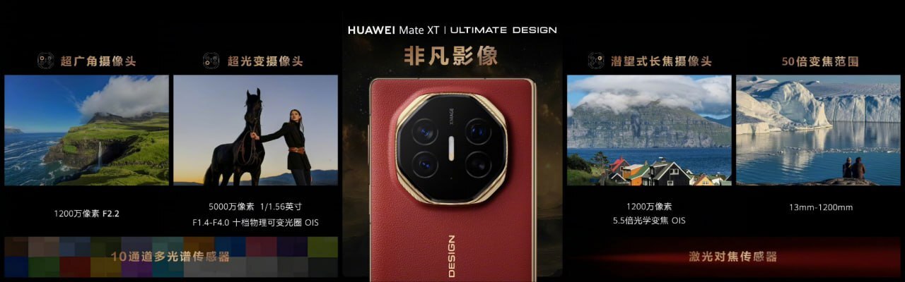 معرفی هوآوی میت XT، اولین گوشی تاشدنی سه تیکه جهان + قیمت و ویدئو معرفی هوآوی میت XT، اولین گوشی تاشدنی سه تیکه جهان + قیمت و ویدئو