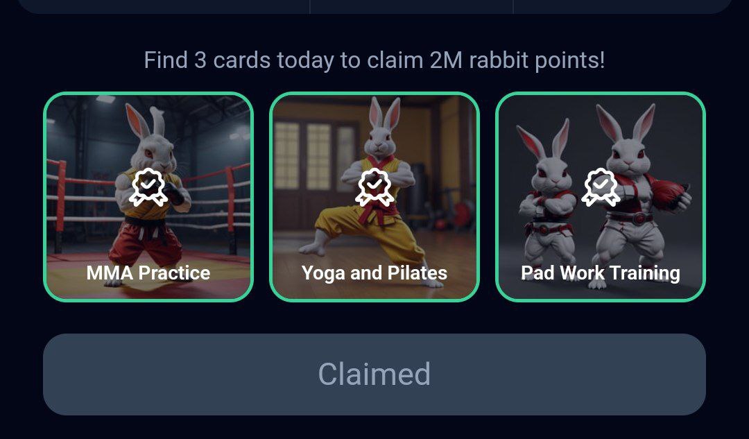 کارتهای امروز راکی ربیت (شنبه ۳ شهریور ۱۴۰۳) + پاسخ انیگما جدید و توکنهای مخفی کارتهای امروز راکی ربیت (شنبه ۳ شهریور ۱۴۰۳) + پاسخ انیگما جدید و توکنهای مخفی