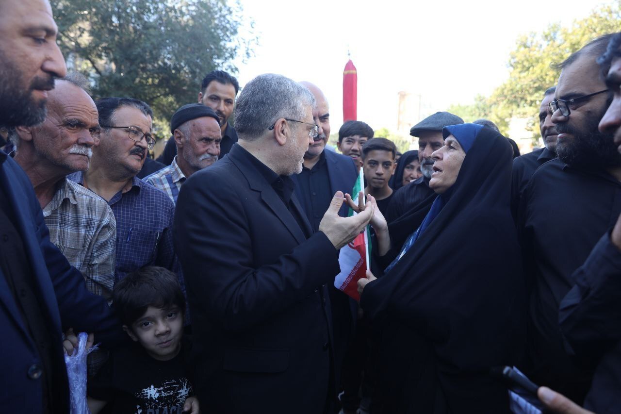 مراسم پیاده‌روی جاماندگان اربعین در مشهدمقدس با حضور شهردار