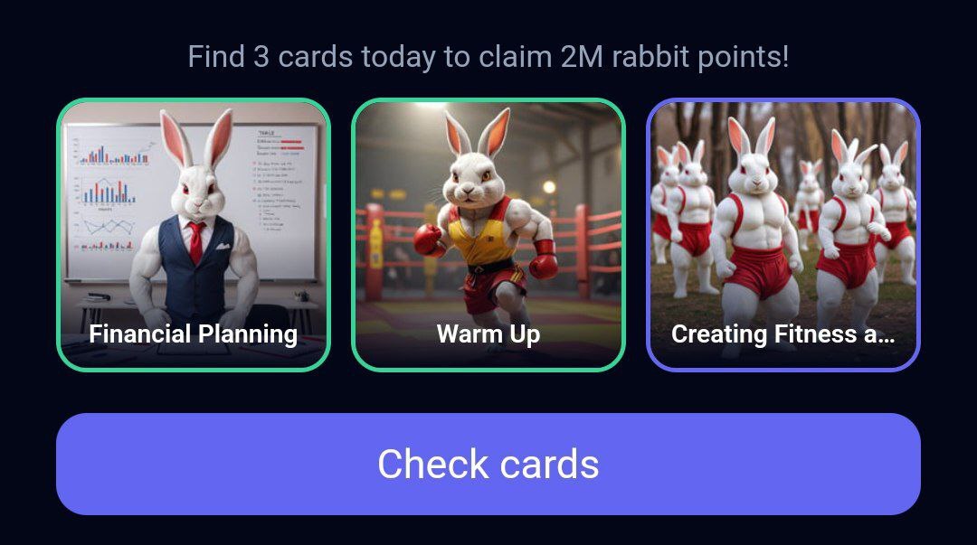 کارتهای امروز راکی ربیت (دوشنبه ۵ شهریور ۱۴۰۳) + پاسخ انیگما جدید و توکنهای مخفی کارتهای امروز راکی ربیت (دوشنبه ۵ شهریور ۱۴۰۳) + پاسخ انیگما جدید و توکنهای مخفی