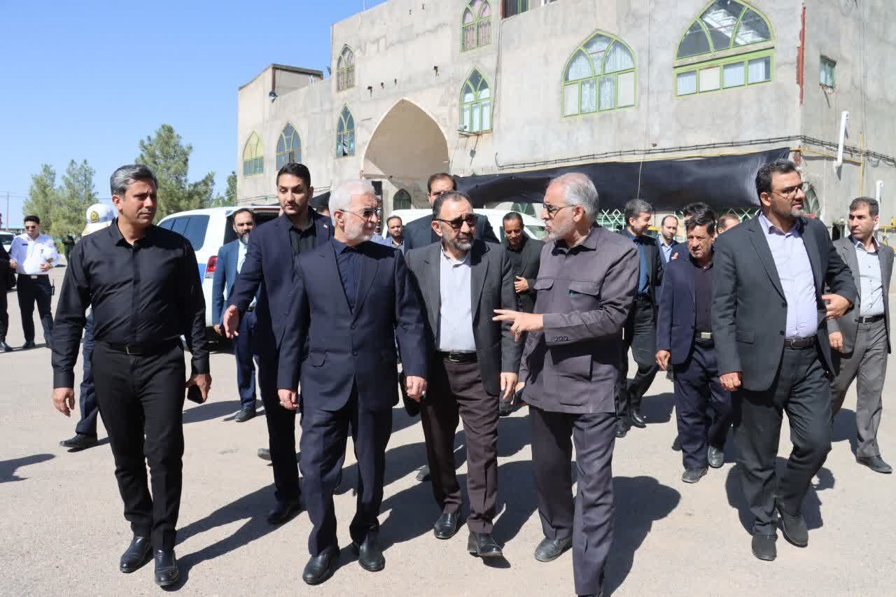 بازدید وزیر کشور از مواکب پذیرایی از زائران رضوی در محورهای ورودی شهر مشهد (۸ شهریور ۱۴۰۳) + فیلم بازدید وزیر کشور از مواکب پذیرایی از زائران رضوی در محورهای ورودی شهر مشهد (۸ شهریور ۱۴۰۳) + فیلم