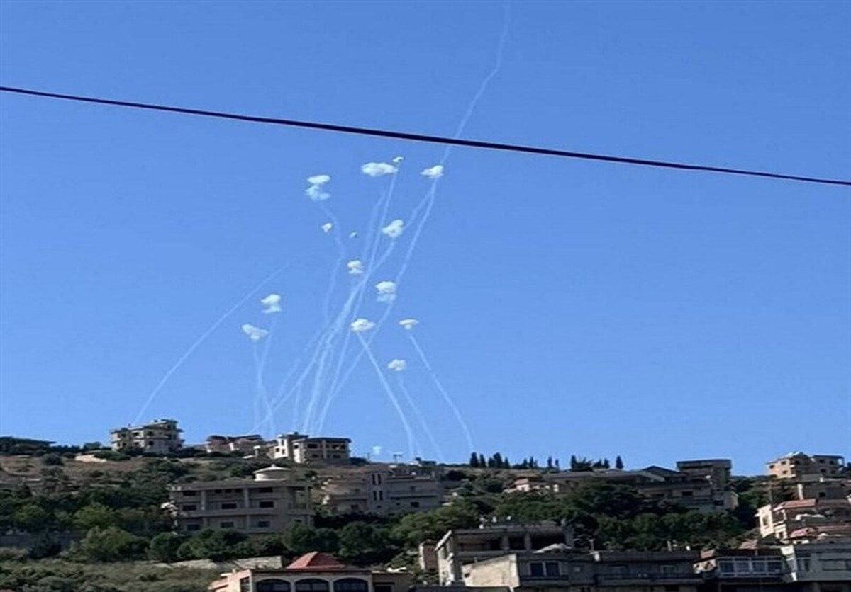 حمله موشکی حزب الله به شهرک «کرمئیل» در شمال فلسطین اشغالی