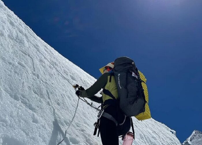 بانوی بجنوردی در آستانه تاریخسازی برای کوهنوردی ایران بانوی بجنوردی در آستانه تاریخسازی برای کوهنوردی ایران