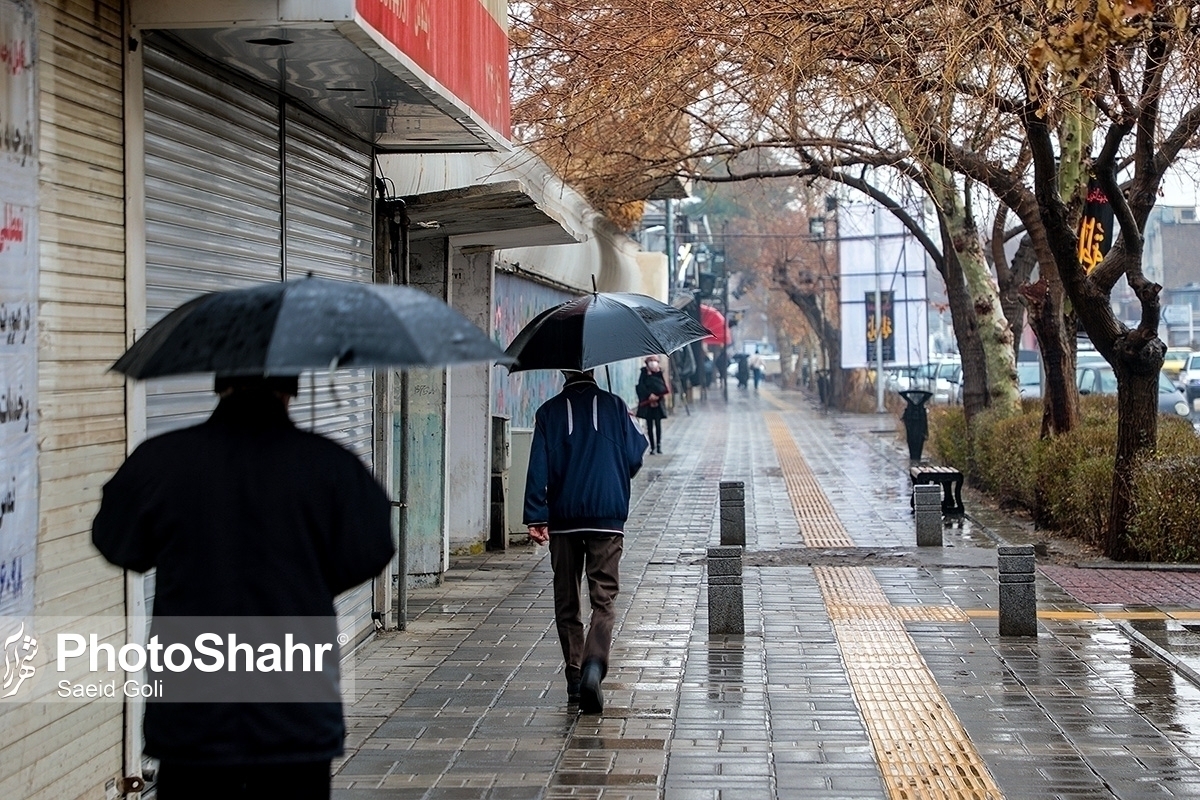 در بیشتر استان‌های شمالی، غربی و مرکزی کشور از شنبه تا چهارشنبه (۲۱ تا ۲۵ مهر ماه ۱۴۰۳) بارش باران پیش‌بینی شده است