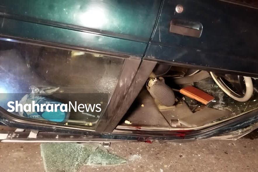 واژگونی خودرو در میدان آزادی مشهد (۸ مهر ۱۴۰۳) واژگونی خودرو در میدان آزادی مشهد (۸ مهر ۱۴۰۳)