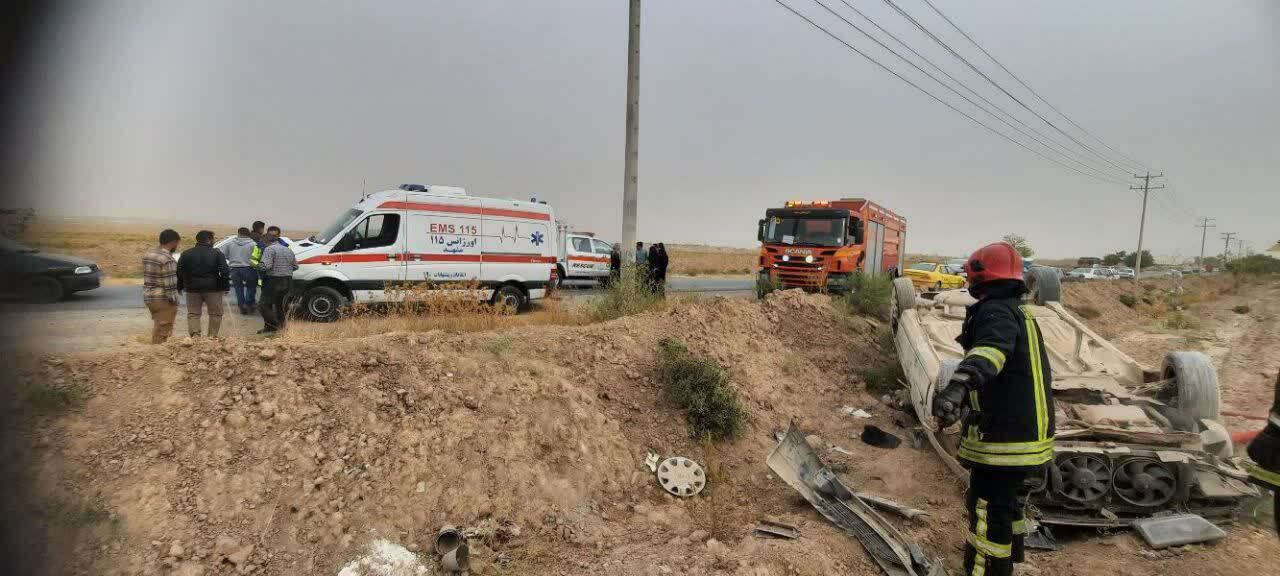 واژگونی پژو ۴۰۵ در جاده گوارشک با دو مصدوم(۸ مهر ۱۴۰۳) واژگونی پژو ۴۰۵ در جاده گوارشک با دو مصدوم(۸ مهر ۱۴۰۳)