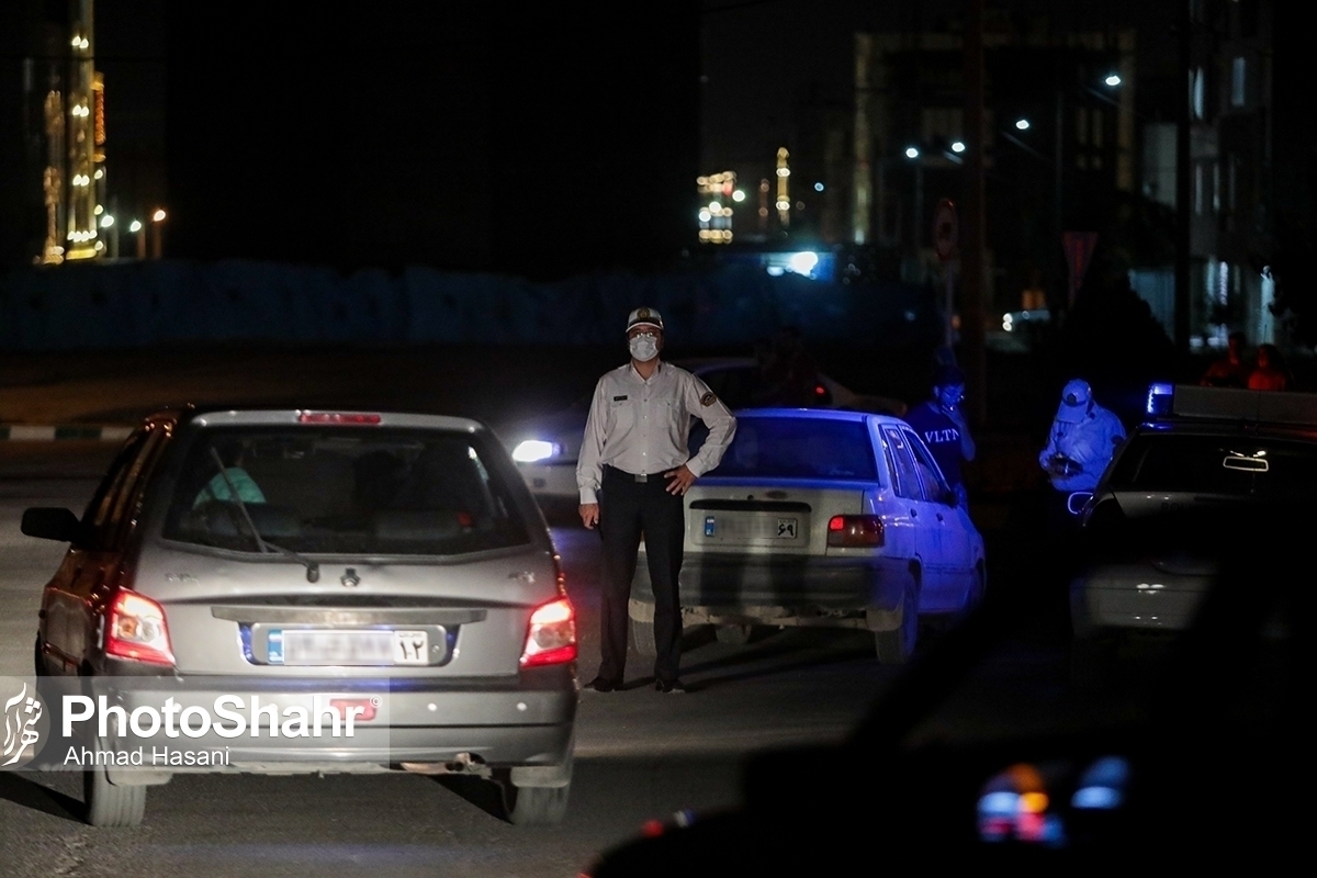 اعمال‌قانون ۱۹۴۷ خودروی حادثه‌ساز در مشهد | ۷۸ خودروی متخلف توقیف شدند (۹ مهر ۱۴۰۳)