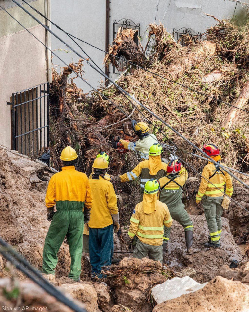 عکس‌هایی از سیل ویرانگر در اسپانیا