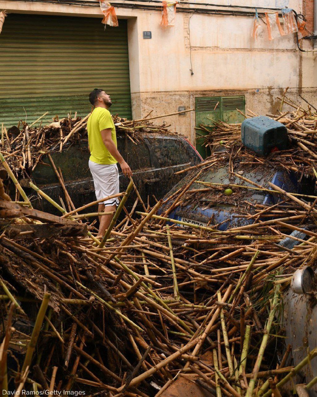 عکس‌هایی از سیل ویرانگر در اسپانیا