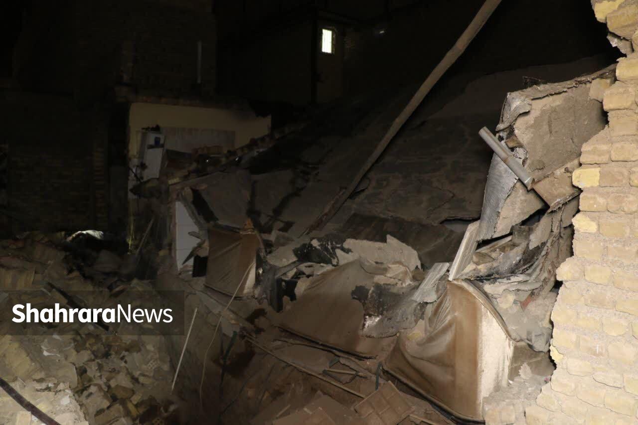 انفجار و حریق یک منزل مسکونی در طبرسی شمالی مشهد با دو مصدوم (جمعه ۱۱ آبان ۱۴۰۳)
