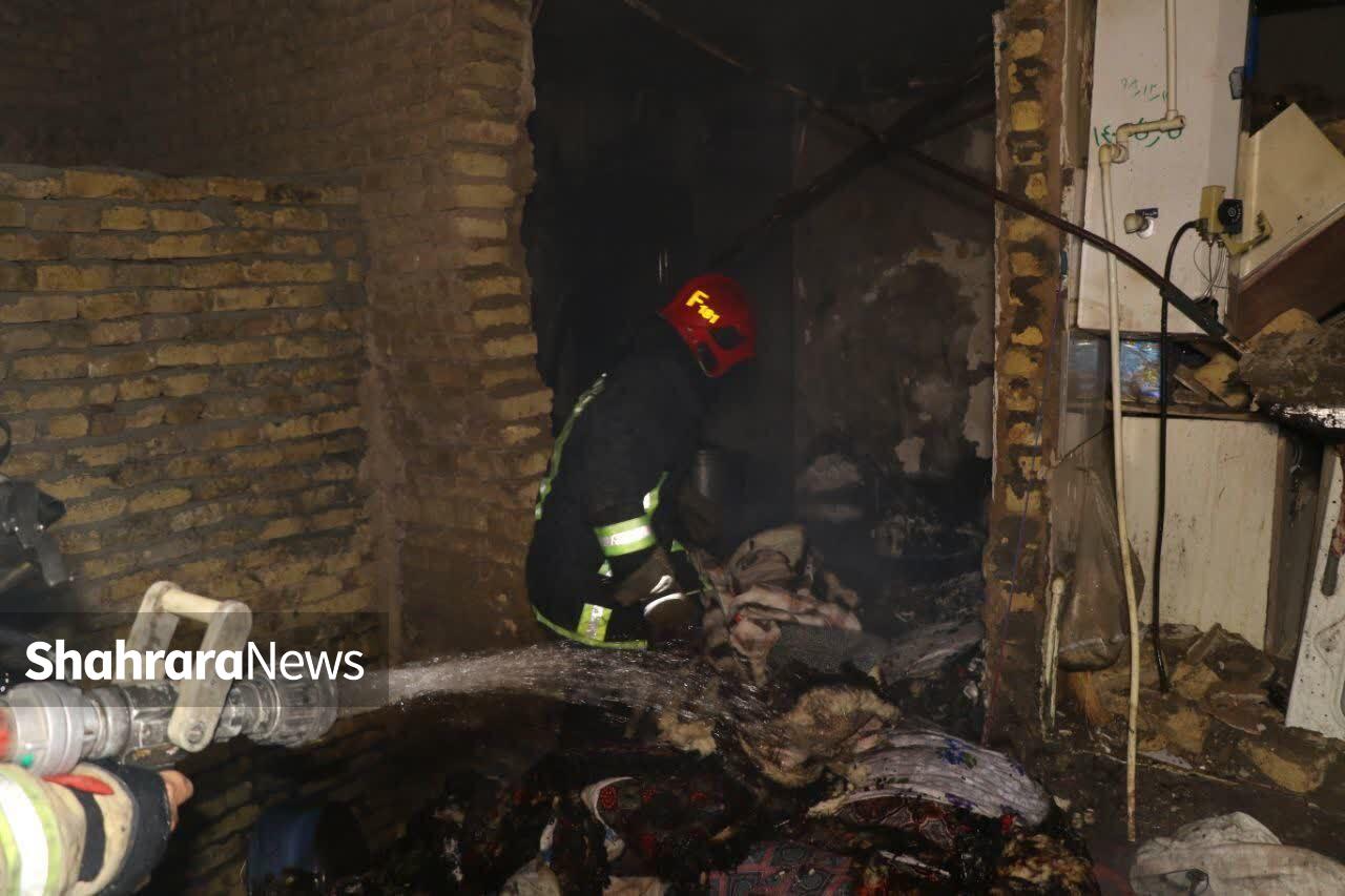 انفجار و حریق یک منزل مسکونی در طبرسی شمالی مشهد با دو مصدوم (جمعه ۱۱ آبان ۱۴۰۳)