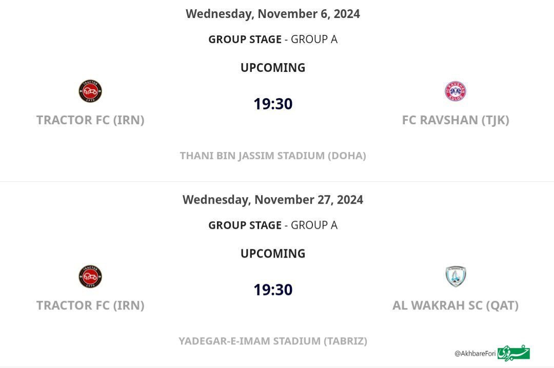 پایان محرومیت تیمهای ایرانی از میزبانی در آسیا؟+ عکس پایان محرومیت تیمهای ایرانی از میزبانی در آسیا؟+ عکس