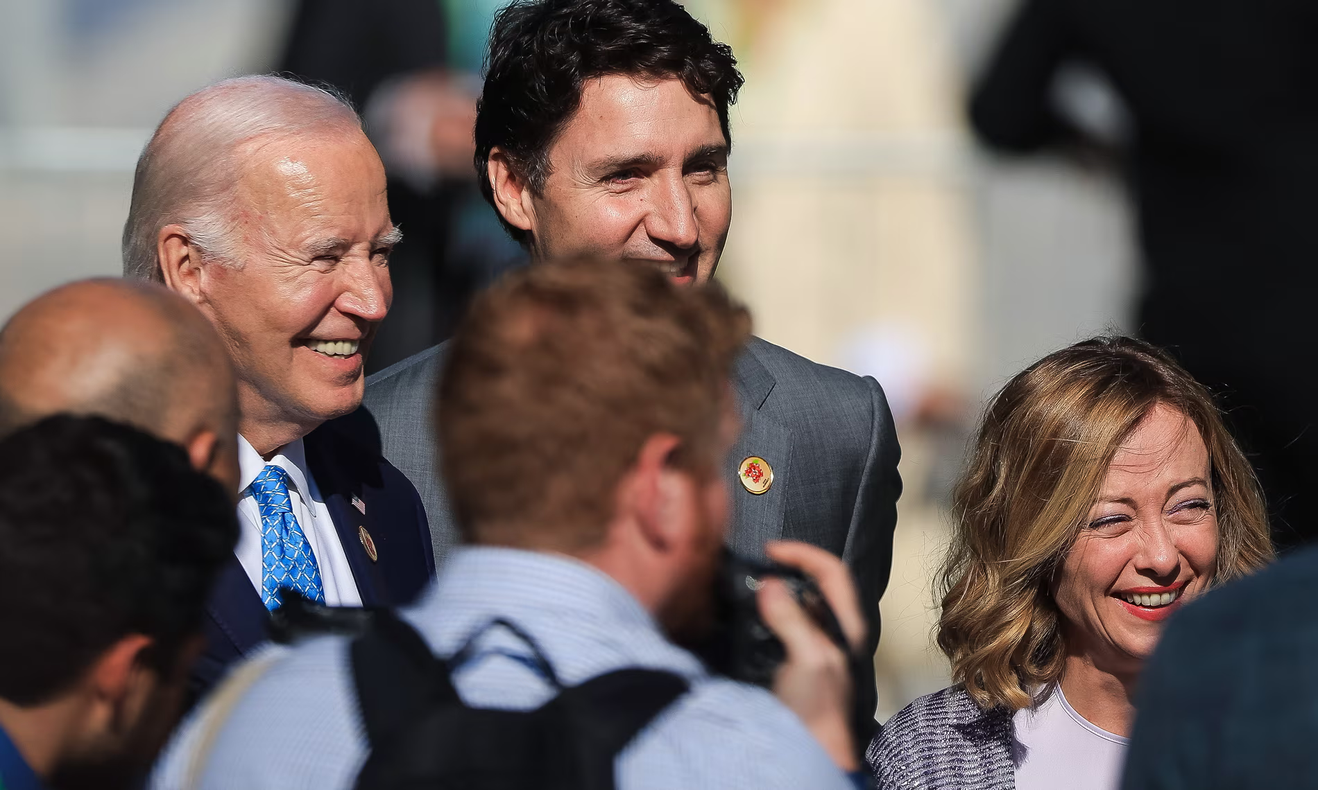 بایدن به عکس دستهجمعی رهبران گروه ۲۰ نرسید بایدن به عکس دستهجمعی رهبران گروه ۲۰ نرسید