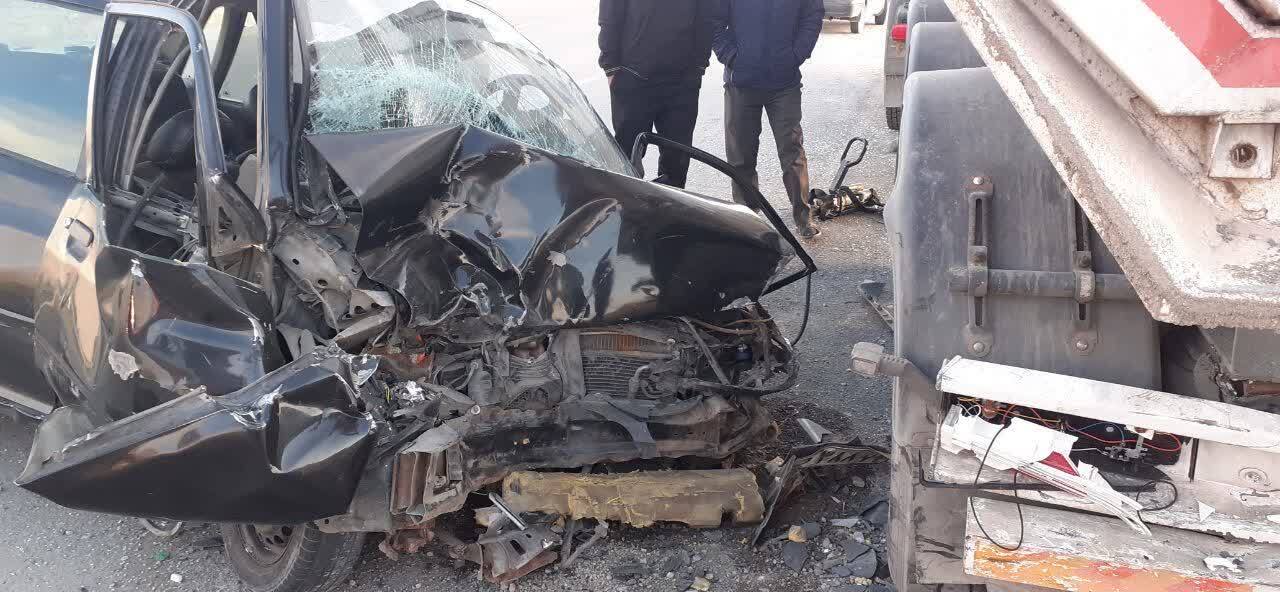 تصادف شدید کامیون با پراید در کمربند سبز مشهد + جزییات و تصاویر تصادف شدید کامیون با پراید در کمربند سبز مشهد + جزییات و تصاویر