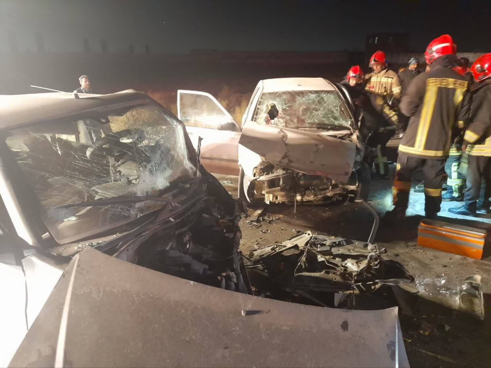 تصادف در ۳۴ کیلومتری مشهد با دو کشته و مصدوم (۱۴ آذر ۱۴۰۳) تصادف در ۳۴ کیلومتری مشهد با دو کشته و مصدوم (۱۴ آذر ۱۴۰۳)