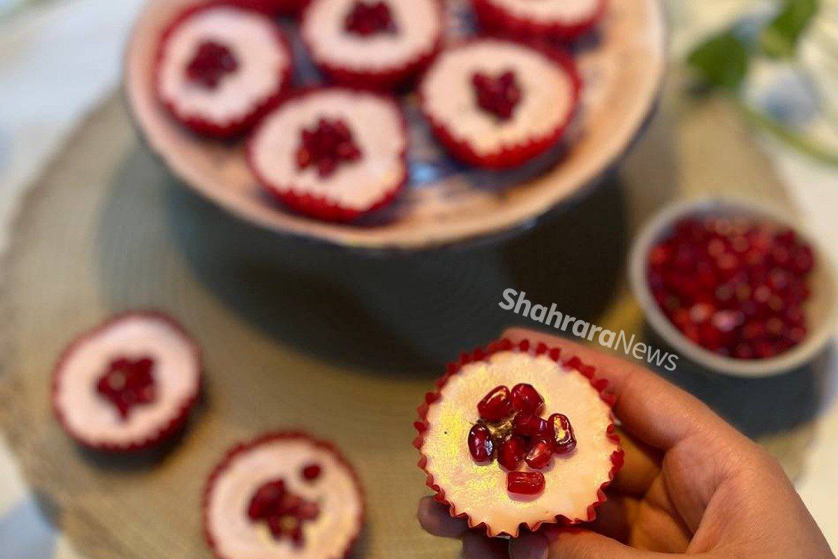 طرز تهیه چیزکیک یلدایی ساده + فیلم طرز تهیه چیزکیک یلدایی ساده + فیلم