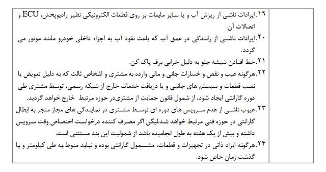جزئیات موارد ابطال گارانتی خودرو اعلام شد + عکس (۳ آذر ۱۴۰۳) جزئیات موارد ابطال گارانتی خودرو اعلام شد + عکس (۳ آذر ۱۴۰۳)