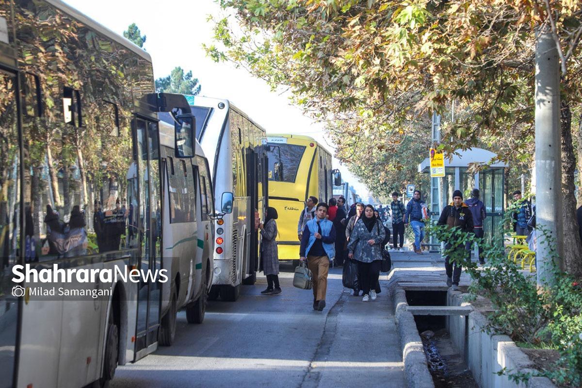 پاسخ گویی مسئولان اتوبوس رانی مشهد با حضور در خیابان عمار یاسر