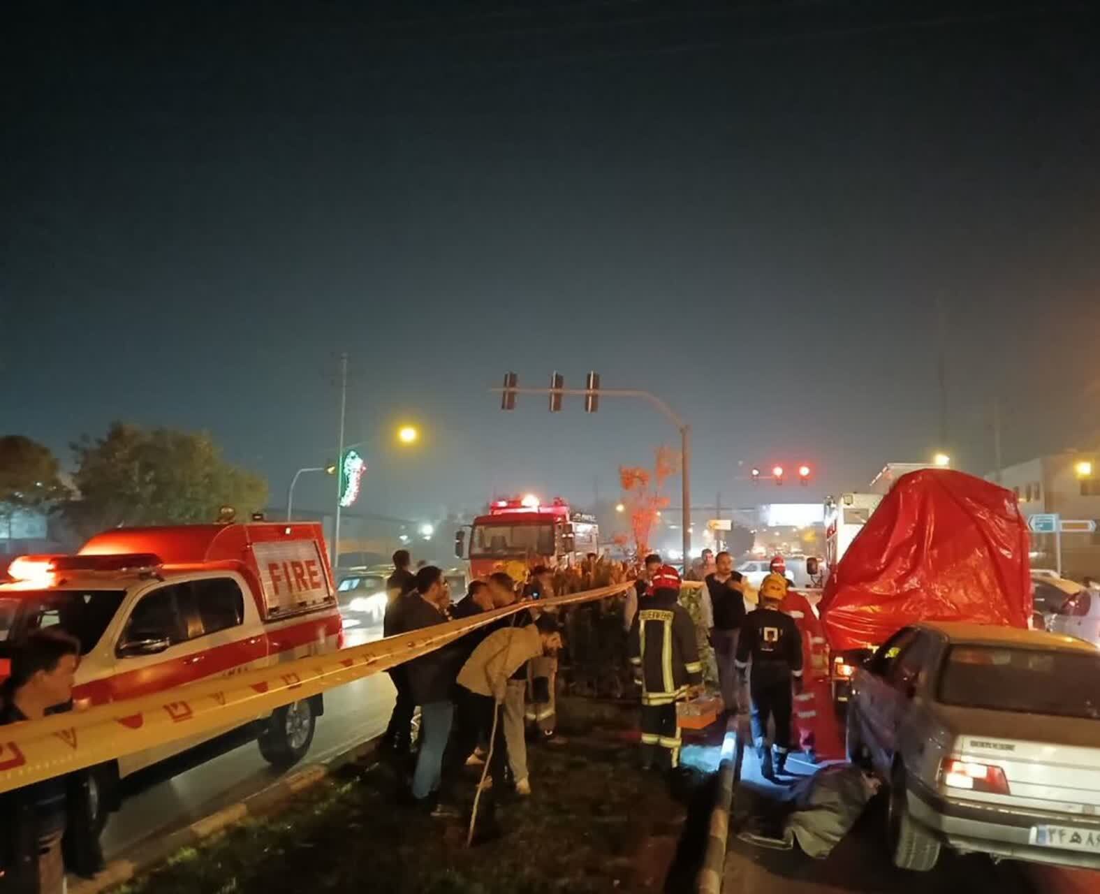 مرگ عابر جوان بر اثر تصادف در خیابان خواجه ربیع مشهد(۴ آذر ۱۴۰۳)