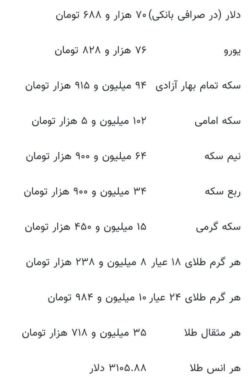 افت شدید قیمت طلا | قیمت طلا ۲۴ عیار امروز (۱۵ فروردین ماه ۱۴۰۴)