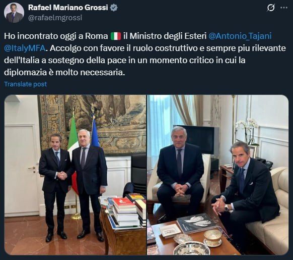 آخرین خبرها از دور دوم مذاکرات ایران و آمریکا در ایتالیا (شنبه ۳۰ فروردین ۱۴۰۴) آخرین خبرها از دور دوم مذاکرات ایران و آمریکا در ایتالیا (شنبه ۳۰ فروردین ۱۴۰۴)