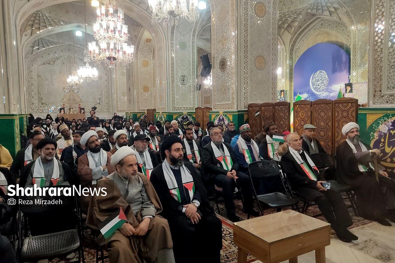 در آستانه روز جهانی قدس، همایش «حی علی القدس» در مشهد برگزار شد در آستانه روز جهانی قدس، همایش «حی علی القدس» در مشهد برگزار شد