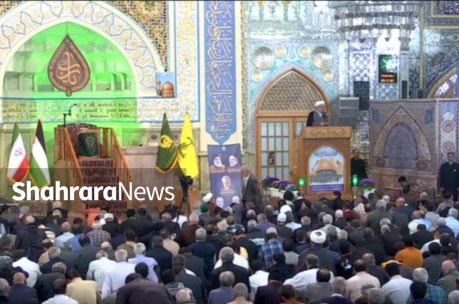 لحظه به لحظه با راهپیمایی روز جهانی قدس ۱۴۰۴ در مشهد + فیلم