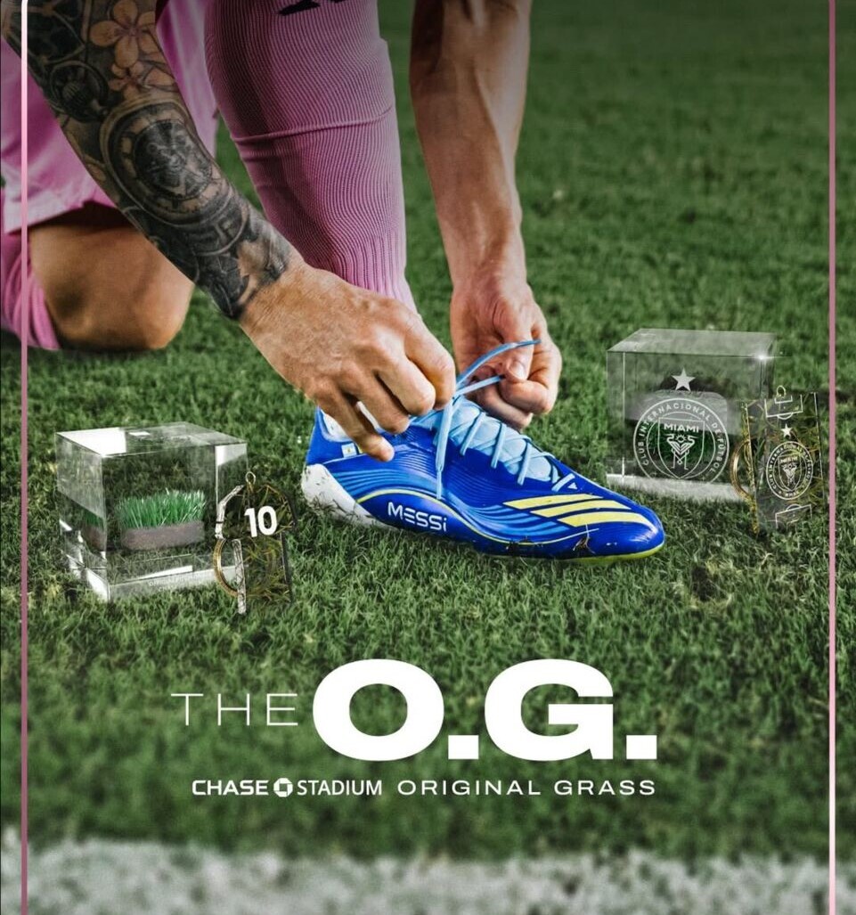 حراج چمن لمس شده توسط مسی! + عکس