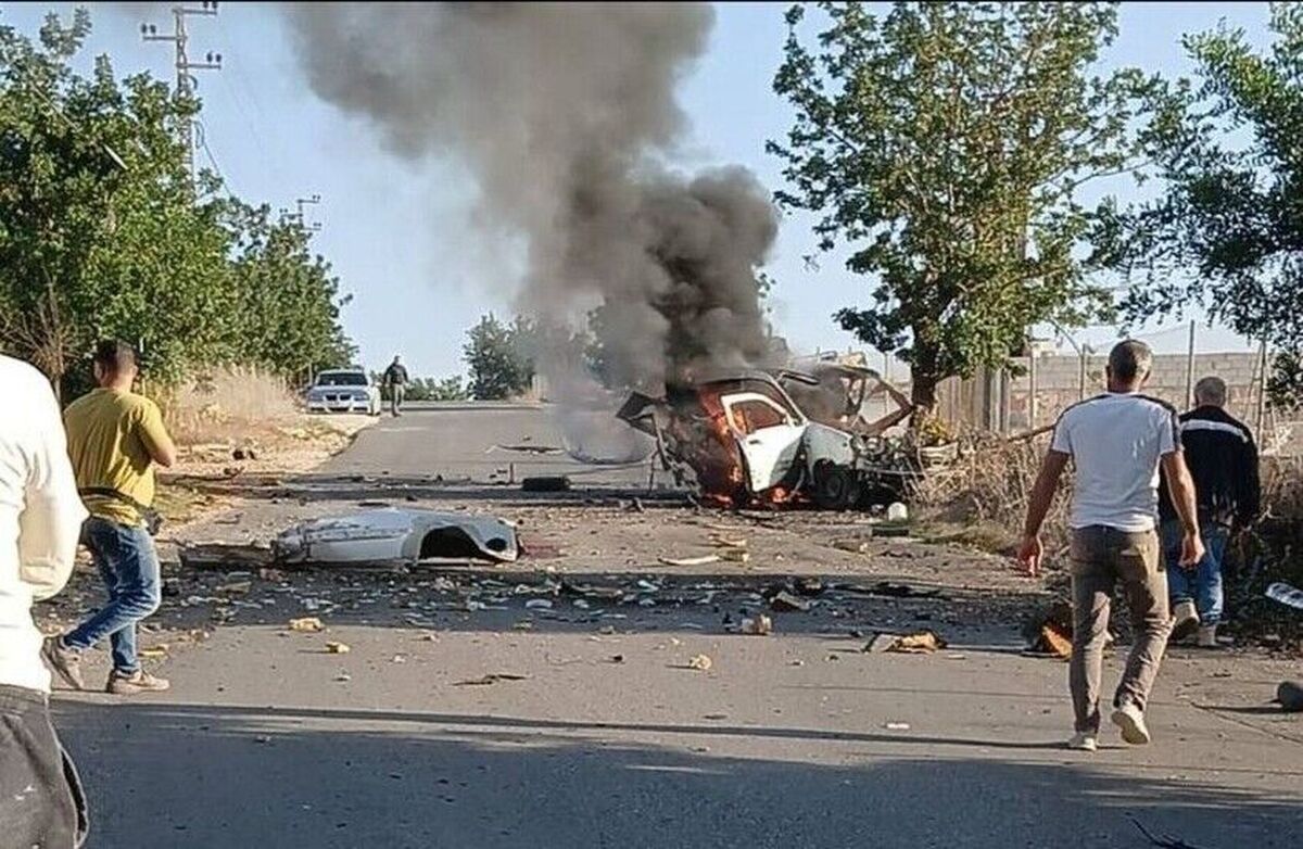 حمله پهپادی رژیم صهیونیستی به اطراف صیدا در جنوب لبنان (یکم دی ماه ۱۴۰۴)